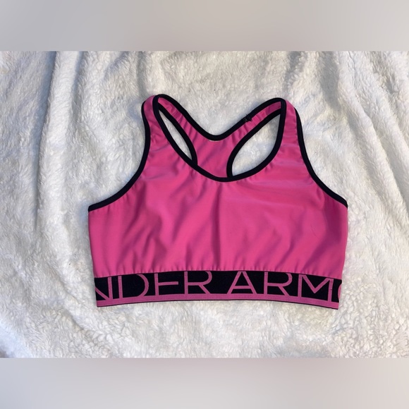 Under Armour Other - UNDER Armour Women's Pink Sports Bra Size Small